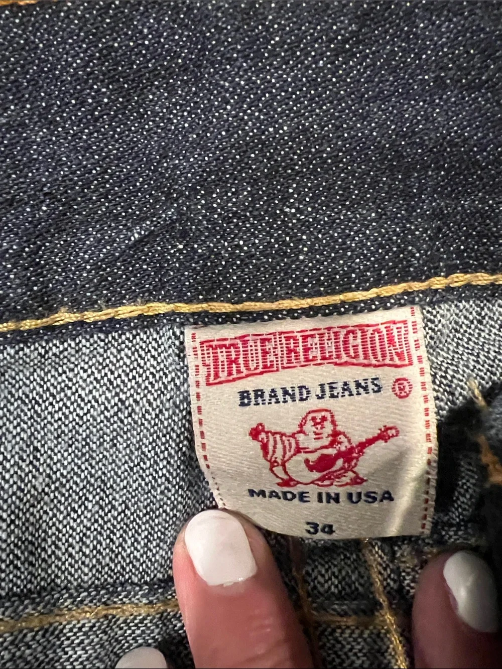True Religion Dark Indigo Straight-Leg Men’s Jeans